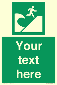 Custom Safe Condition Tsunami evacuation area